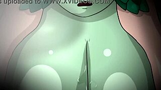 Huntress wizard titfucks big cock in forest!