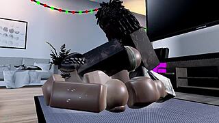 Black thot gets her big ass stretched by monster bbc