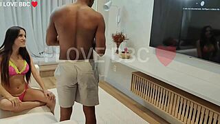 Young wife cheats with big black cock, can cuckold handle it?