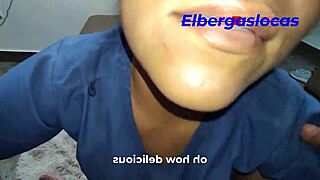 Mi hermanastra quiso hacer de masajista y kinesiologa no resisti� al ver mi gruesa verga y terminamos follando en roleplay bisexual.