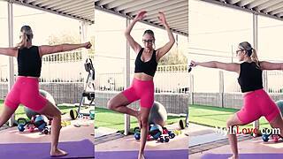 Crystal Clark Parker Ambrose Stars in Ultimate Milf Workout Video