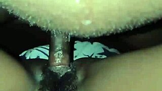 fucking this sexy petite ebony chic with her hairy wet pussy all night long