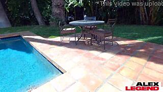 Shay Sights' Pool Party Turns Into Intense Pussy Banging