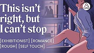 She Finger Fucks Her Pussy While Her Neighbors Are Fucking In Front Of Her Window Roleplay Amateur Voyeur Hotel Creampie!