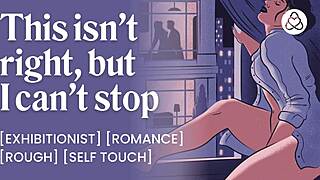 She Finger Fucks Her Pussy While Her Neighbors Are Fucking In Front Of Her Window Roleplay Amateur Voyeur Hotel Creampie!