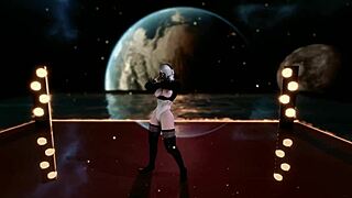 i perform a sexy cover dance as 2b