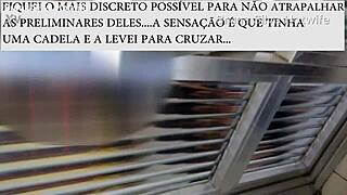 Bruna feels humiliated as friend cums inside her bareback