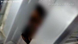 Bruna feels humiliated as friend cums inside her bareback