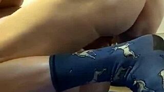 some yoga and my best friend interrupts to eat my pussy and fuck my ass