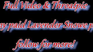 goth girlfriend throat fucks the neighbor by his ponytail for deep cum