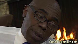 stepdaughter gobbles and gets banged by bbc