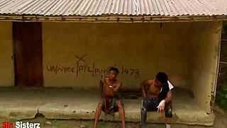 The day I met my African boyfriend and got wet from his big black cock