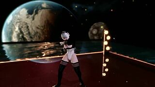 i perform a sexy cover dance as 2b