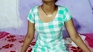 cute indian bhabhi fucks in stockings in front of sister