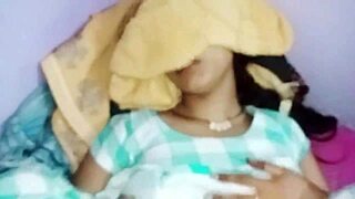 cute indian bhabhi fucks in stockings in front of sister