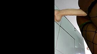 African mom really enjoys her toy in part 14