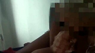 step bro was jerking off while i was sleeping next to him so i let him fuck me