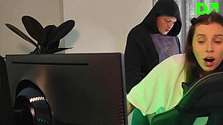 stepsister distracts me from trading