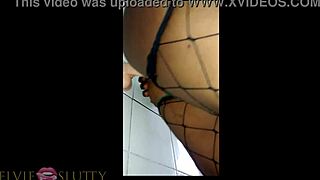 African mom really enjoys her toy in part 14