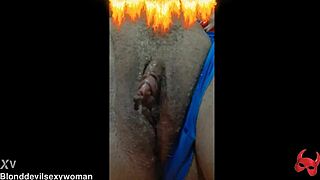 i watch blonde latina finger her clit so good