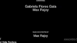 Why is Gabriella Flores taking that big black cock in her ass?