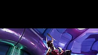 Female Sangheili dominates and fucks the man.