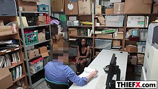 Daya Knight Pays Burglar With Boobs In Garage