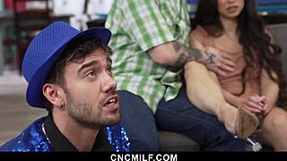 the gang enjoys a sexy freeuse competition with each snap decision involving hornier dares- cncmilf