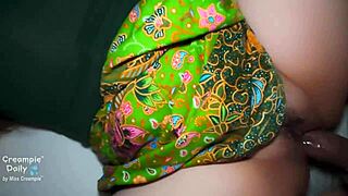 Sister-In-Law Feels Fat Cock Stretch Her Pussy Lips Until She Breaks Alone At Home