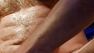 gazzadomm just chilling in his truck, wanking away and shooting a big cumshot all over.