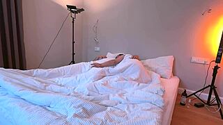 she bends over for morning blowjob from andre love