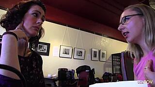 Blonde and lesbian milf make each other cum with sex toys!