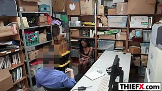 Daya Knight Pays Burglar With Boobs In Garage