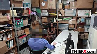 Daya Knight Pays Burglar With Boobs In Garage