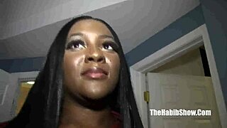 Ebony Armani Chocolate Seduced by Hairy Arab in Ghetto