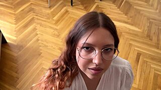 seductive redhead agent fucks client for the deal?