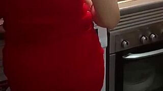 i had the best fuck with my stepmother in the kitchen