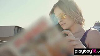 Olivia Preston's Petite Blonde Nude Figure