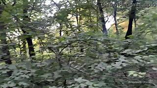 Give Me That Cock For Risky Outdoor Blowjob!