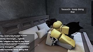 Roblox Catgirl Builds Tension Before Giving In