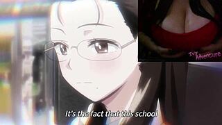 hot chubby milf with huge natural tits watches pov cosplay solo in seika jogakuin kounin ep2