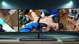 Dr. Tampa locks up petite Alexa Chang for screaming humiliation in Florida