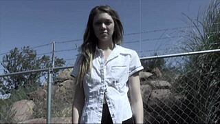 Jessie Andrews in intense lesbian masturbation session