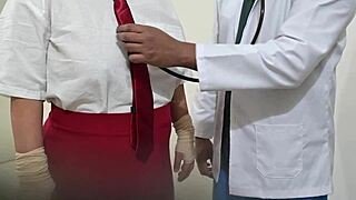 indian doctor helps student in hospital