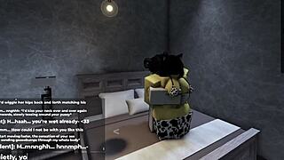 Roblox Catgirl Builds Tension Before Giving In