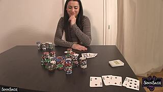 Horny Georgia Jones licks Sinn Sage's hairy muff to orgasm!