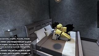 Roblox Catgirl Builds Tension Before Giving In