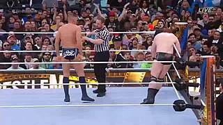 gunther vs sheamus vs drew mcintyre in intercontinental championship at wrestlemania 39