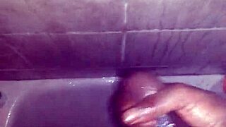 Jerking Off In The Shower