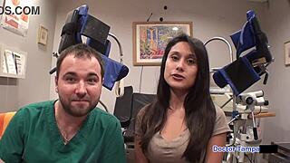 Dr. Tampa locks up petite Alexa Chang for screaming humiliation in Florida